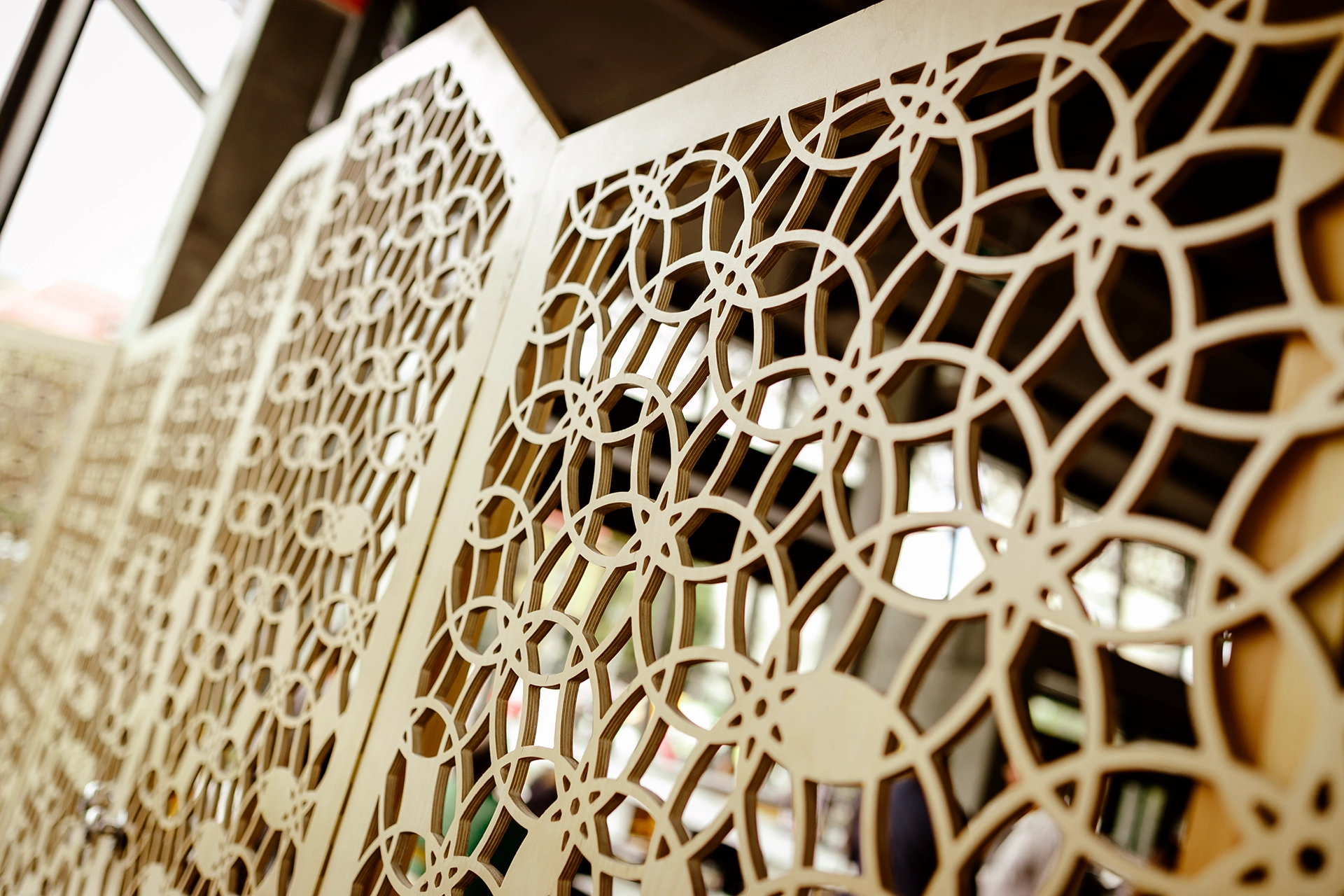Decorative CNC fretwork screen panels