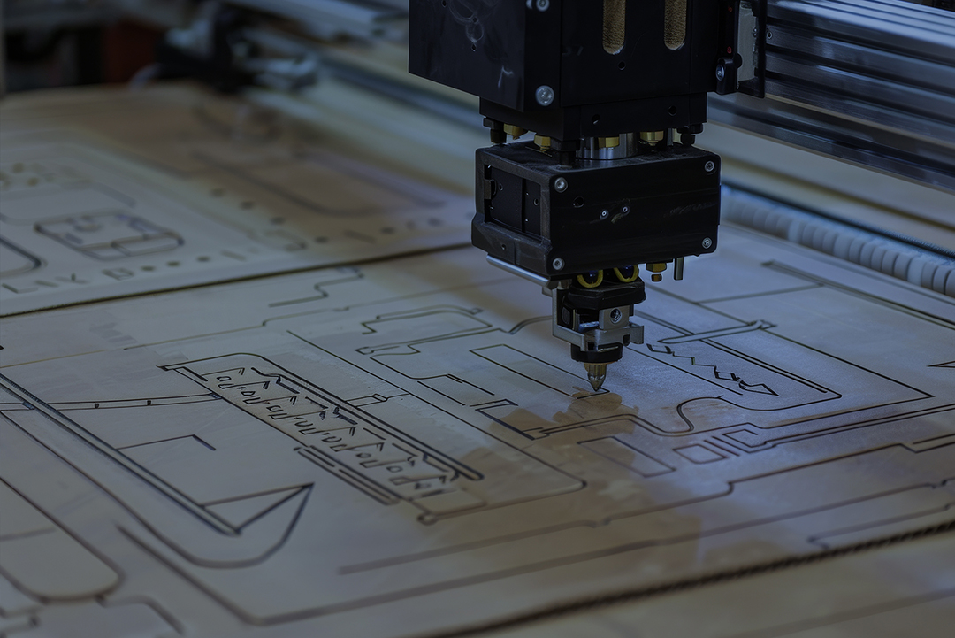 CNC routing intricate timber typography