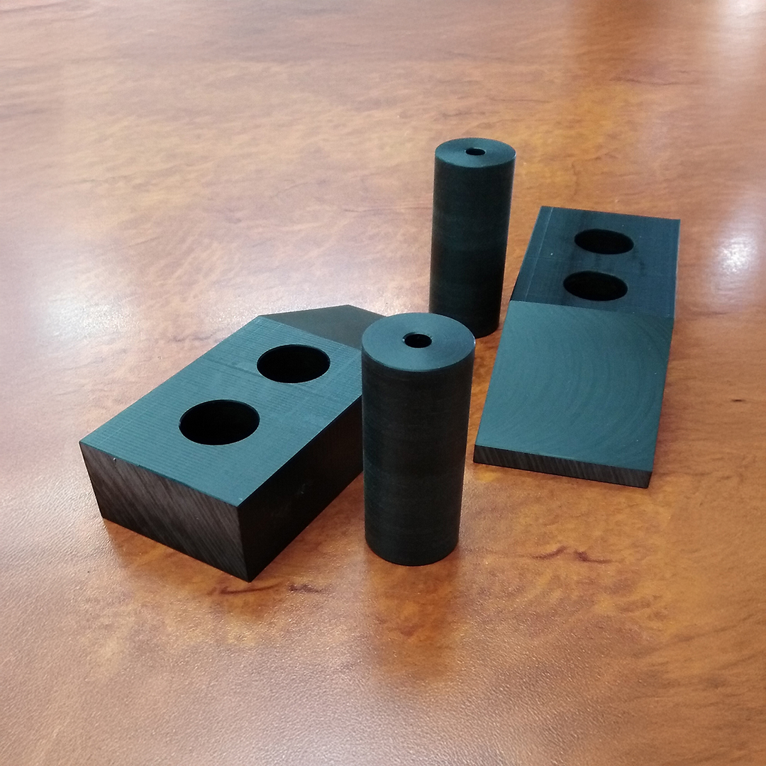 Machined engineering plastic components