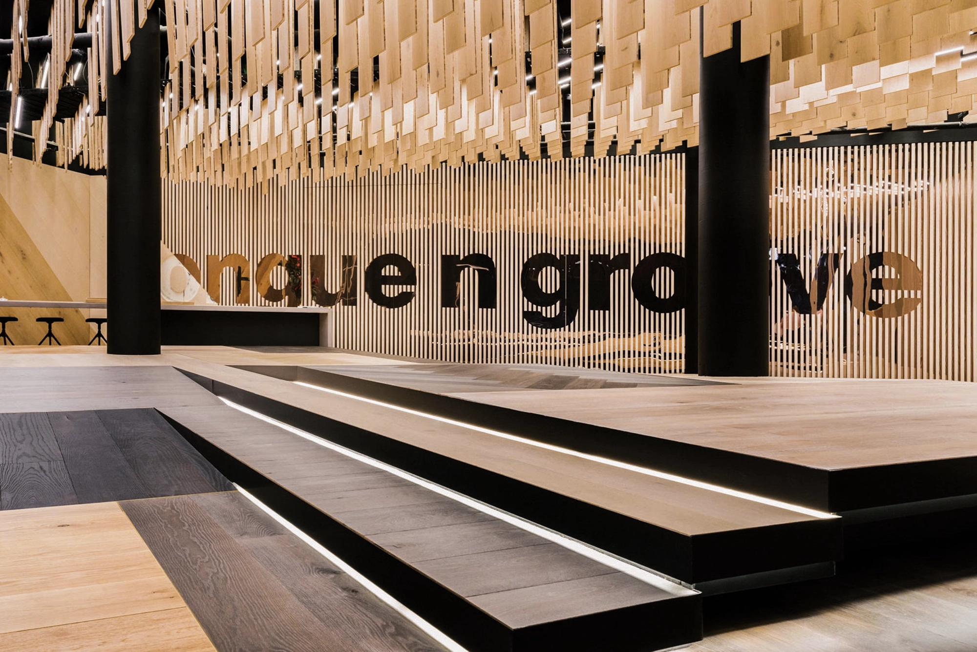 Tongue & Groove fitout with CNC signage